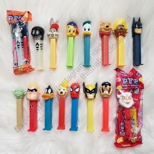 ❤️GUC Vintage Pez Candy Dispenser Bundle (X-Men/Looney Tunes/DC Comics/Disney)